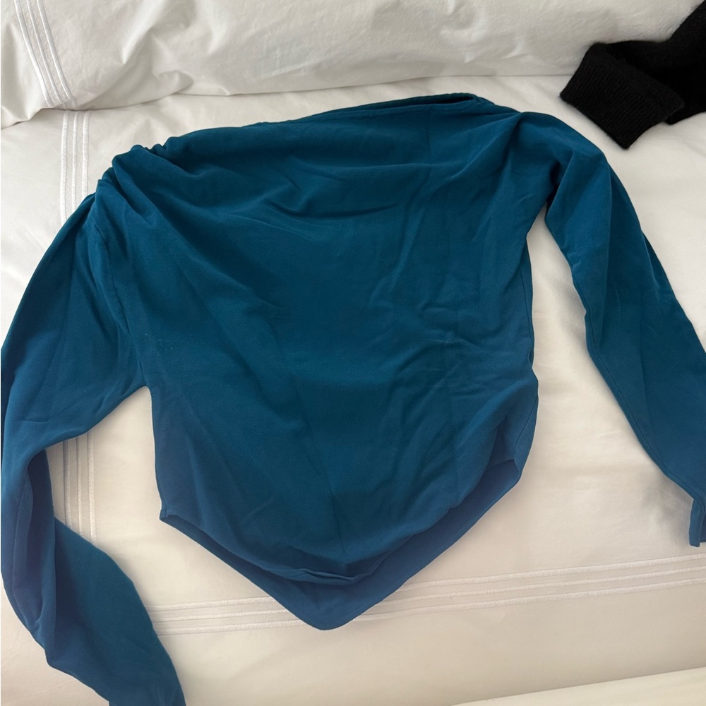 Teal Long Sleeve Top